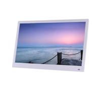 DSeenLeap Marco de Fotos Digital multifunción con WiFi de 27 Pulgadas, Compatible con reproducción de Tarjetas USB/SD, Pantalla HD, diseño para Montaje en Pared (Blanco)