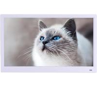 DSeenLeap Marco de Fotos Digital Vertical, 32 Pulgadas, 1920 x 1080 píxeles, con Almacenamiento de 32 GB y Ranura para Tarjeta SD con Sensor de Movimiento, fácil configuración (Blanco)