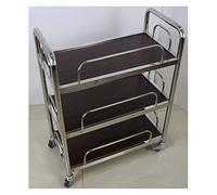 DSeenLeap Mesa de Vino de 2 Niveles, Carrito de Cocina y Bar, Carrito de Barra rodante para Servir, Apto para Cocina, Kicthen, Bar, Carrito de Servicio, Carrito de Cocina con Almacenamiento (Rojo)