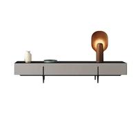 DSeenLeap Mueble de TV, Consola de TV, Centro de Entretenimiento, Mueble de TV, Mesa de Consola Multimedia con cajones y Orificios para Cables, para Sala de Estar y Dormitorio