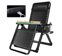 DSeenLeap Silla Plegable Silla de Gran tamaño Silla Mecedora Plegable portátil para Patio al Aire Libre Adecuada para jardín al Aire Libre Playa Césped Soporte para Acampar Sillón de 200 kg