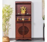 DSEWTEZXI Santuario Retro con Mueble, Altar Budista pie for decoración templos, Mesa Altar meditación con cajones for Iglesias, for Colocar Velas, quemadores Incienso, estatuas Buda y ofrendas.