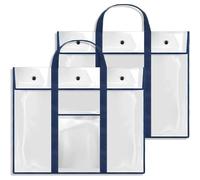 DSFDFDG Bolsa Grande for Guardar pósteres (80 x 64 cm), Paquete de 2, Ideal for organizar el Aula Profesores(2 pcs)