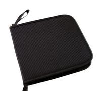 DSFDFDG Estuche for lápices Plegable de 36/48/72/120 Agujeros, Color Negro, con Inserto for Colores, Estuche Profesional for Pintura, papelería for Estudiantes(Black 48 Holes)