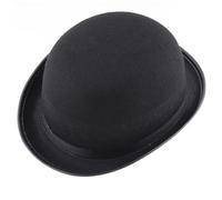 DSFDFDG Sombrero De Bombín Unisex, Copa, Mago, Disfraz Teatro Escénico(Black)