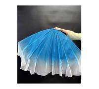 DSFIHJO Abanico para Danza del Vientre Velo de Abanico Espina Pescado, cartílago Gran tamaño, Accesorios Baile fluidos, Puesta en Escena, Evento, espectáculo, Disfraz(Color 5,85cm)