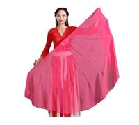 DSFIHJO Abanico para Danza del Vientre Velo de Abanico Espina Pescado, cartílago Gran tamaño, Accesorios Baile fluidos, Puesta en Escena, Evento, espectáculo, Disfraz(Color 2,95cm)
