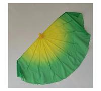 DSFIHJO Abanico para Danza del Vientre Velo de Abanico Grande Gasa, Accesorios Baile, Mango Plegable Espina Pescado, 85cm, 95cm, 1 Uds(Color 8,95CM 1PCS)