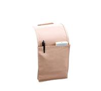 DSFIHJO Bolsa de Almacenamiento de algodón y Lino for mesita de Noche, Colgante con Bolsillo, Control Remoto, Cama, sofá, Escritorio, TV, Soporte for el hogar(Pink)