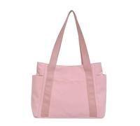 DSFIHJO Bolsa de Mano Bolso de diseñador for mujer, bolso hombro for ir al trabajo, mano color liso, mamá gran capacidad for vacaciones para la Oficina(Pink)