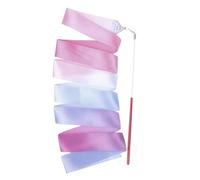DSFIHJO Cinta Gimnasia Rítmica Niña Cintas de Baile arcoíris 2 m for niñas, Ideales for Gimnasia artística, Ballet, Danza, Entrenamiento Deportivo y(Color 1)