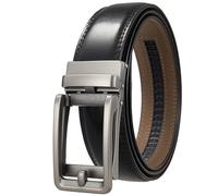 DSFIHJO Cinturón automático for hombre, cinturón ajustable con trinquete, de vestir for, for pantalones Para Trajes, Jeans, Casual Ropa(130cm,Style 3)