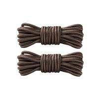DSFIHJO Cordones Redondos Para Botas 4 pares de cordones for deportes al aire libre zapatillas con a rayas redondas botas longitud 70cm/90cm/120cm/150cm(Light brown coffee,120cm)