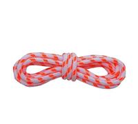 DSFIHJO Cordones Redondos Para Botas Cordones redondos de 5MM for zapatos, cordones sólidos poliéster, deportivos a juego, herramientas, botas, senderismo, 4 pares(White Neon Orange,180 cm)