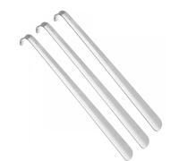 DSFIHJO Cuernos de zapatos acero inoxidable, mango largo, calzador profesional for el hogar, Extractor Metal, herramientas extracción Para Hombres Mujeres NiñOs(3pcs)