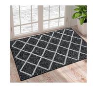 DSFIHJO Felpudo Felpudo de Entrada Resistente a la Suciedad, for Exteriores, Cocina, Antideslizante, Absorbente, for casa, Bienvenida(Clear,50x80cm (20x31 Inch))