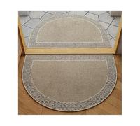 DSFIHJO Felpudo semicircular de Terciopelo for Entrada, Puerta y decoración del hogar, Impermeable.(QR No Crease 2,50X80CM(1.6X2.6FT)