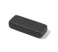 DSFIHJO Funda gafas Estuche portátil de acero y cuero for gafas, resistente al agua, rígido, for leer Funda gafas rigida(Black)