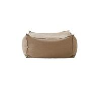 DSFIHJO Funda Puff Funda de algodón Tipo gofre for puf 【¡Sin Relleno! ¡Debes Comprar el Relleno por Separado!】 para la Sala de Estar(CD-Stool-Khaki)