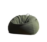 DSFIHJO Funda Puff Funda de Pana for puf Grande 【¡Sin Relleno! ¡Debes Comprar el Relleno por Separado!】 para la Sala de Estar(100cm-dark Green)