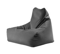 DSFIHJO Funda Puff Funda for puf 【¡Sin Relleno! ¡Debes Comprar el Relleno por Separado!】 para la Sala de Estar(Dark Grey-SF)