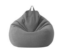 DSFIHJO Funda Puff Funda Grande de algodón y Lino for puf, sin Relleno, for Esquina, for sillón Tipo para la Sala de Estar(Color15,3ft-D90cm-cover)