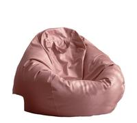 DSFIHJO Funda Puff Funda Grande de puf Piel sintética sin Relleno for Exterior, Tumbona, salón, Juegos, películas, etc para la Sala de Estar(Bean Pink,D4.5ft-Cover-Giant)