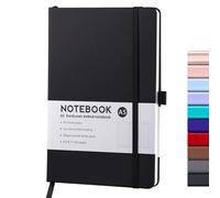 DSFIHJO Libreta pequeña Cuaderno de bocetos A5 con correa, cuaderno pequeño, cuadernos y diarios A6, papelería, blocs notas, material escolar oficina(Black,A6)