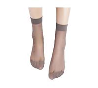 DSFIHJO Medias Finas De Mujer 10 pares de medias mujer, calcetines cortos, cristal fino, transparente primavera y verano(GRAY)