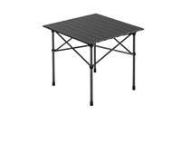 DSFIHJO Mesa Camping Mesa Plegable, Juego de sillas, Rollo Huevo portátil, Comedor Integrado Mesa Plegable Camping(Black50 53 50)