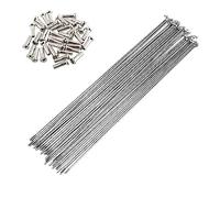 DSFIHJO Radios De Bicicleta 10 Piezas de Bicicleta Carretera Alta Resistencia, Ruedas 27,5 Pulgadas 700C, radios montaña, boquillas Acero Inoxidable para Bicicleta de Carretera(250MM)