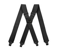 DSFIHJO Tirantes para pantalones hombre Tirantes de moda for hombre con ganchos, elásticos y ajustables, for pantalones casuales Tirantes elásticos para pantalones hombre(Black)