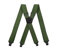 DSFIHJO Tirantes para pantalones hombre Tirantes de moda for hombre con ganchos, elásticos y ajustables, for pantalones casuales Tirantes elásticos para pantalones hombre(Green)