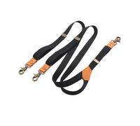 DSFIHJO Tirantes para pantalones hombre Tirantes vintage for hombre con 3 ganchos, for pantalones, informales, ajustables, a la moda Tirantes elásticos para pantalones hombre(BLACK)