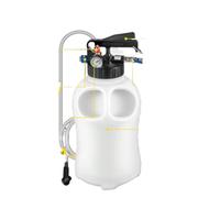 DSFvaBPPb Bomba de Fluido de transmisión Bomba ATF de 10L Extracción de Combustible con manómetro de Control bidireccional 14 adaptadores comunes compatibles con automóviles