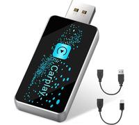DSGKUU Adaptador CarPlay inalámbrico para iPhone, convierte con cable a CarPlay inalámbrico. Amplia compatibilidad para coches 2016, compatible con iPhone iOS 11+, Plug & Play