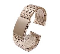 DSHDFJ Correa De Acero Inoxidable Plateada Negra 24mm 26mm 28mm 30mm Correa De Reloj De Metal Compatible con Diesel DZ4283 DZ7221 DZ7257 DZ7334 Correa De Reloj(24mm Silver)