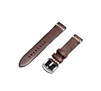 DSHDFJ - Correa de piel auténtica retro vintage para reloj, 18 mm, 20 mm, 22 mm, 24 mm, accesorios únicos de cuero vacuno, 24mm, Acetato, No es una piedra preciosa