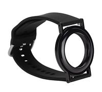 dsheng Correa de Reloj con Rastreador GPS, Pulsera de Silicona con Etiqueta de Aire para Niños Pequeños y Ancianos, Banda de Soporte de Seguimiento de Ubicación Antipérdida para (BLACK)