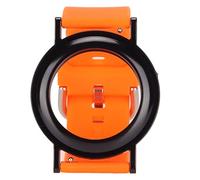 dsheng Correa de Reloj con Rastreador GPS, Pulsera de Silicona con Etiqueta de Aire para Niños Pequeños y Ancianos, Banda de Soporte de Seguimiento de Ubicación Antipérdida para (ORANGE)