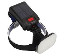 dsheng Linterna Frontal con Energía Solar para Camping, LED con Carga USB, 1200 LM, Linterna Solar Brillante con 3 Modos, Ajustable a 90°, Luz Frontal Impermeable para Correr, Ciclismo,