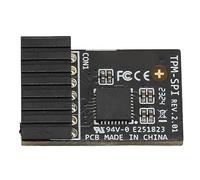 dsheng Módulo Tpm2.0 Tpm para SPI 9670 Accesorio 14Pin Seguridad Tpm 2.0 Fw 7.85 14Pin Placas Base