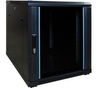 12, HE, de pequeño armario para servidor con puerta de cristal (Alto) 600 x 800 x 634 mm