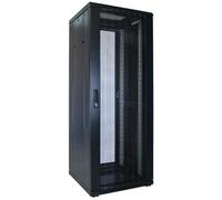 DSIT 32HE - Armario para servidores (19 Pulgadas, con Puerta Frontal Perforada, 600 x 600 x 1600 mm), Color Negro