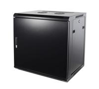DSIT Armario de Pared de 9U con Puerta metálica de 600x600x500 mm (Ancho x Profundidad x Alto)