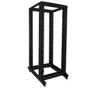 DSIT Armario para rack de 32 U con ruedas de 19 pulgadas, sin montar, 600 x 800 x 1600 mm, color negro