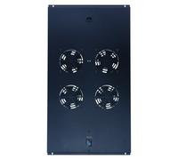 DSIT Unidad de Ventilador Ordenador, Paquete de 4 Ventiladores y Termostato para Armarios de Servidores con Profundidad de 1000 mm