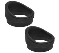 Dsjnf Binoculares de goma para microscopio estereoscópico de 29 mm a 31 mm, repuesto de copa de ojo binocular estereomicroscopio para protector ocular de goma, 2 unidades