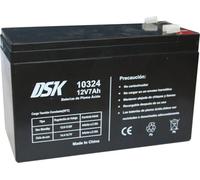 DSK bateria plomo acido recargable 12v 7ah negro 10324