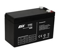 DSK Batería Recargable 12V 7Ah - Adaptador Universal F1/F2 Incluido - Medidas 151x65x101mm - para SAI, Alarma y Juguetes eléctricos